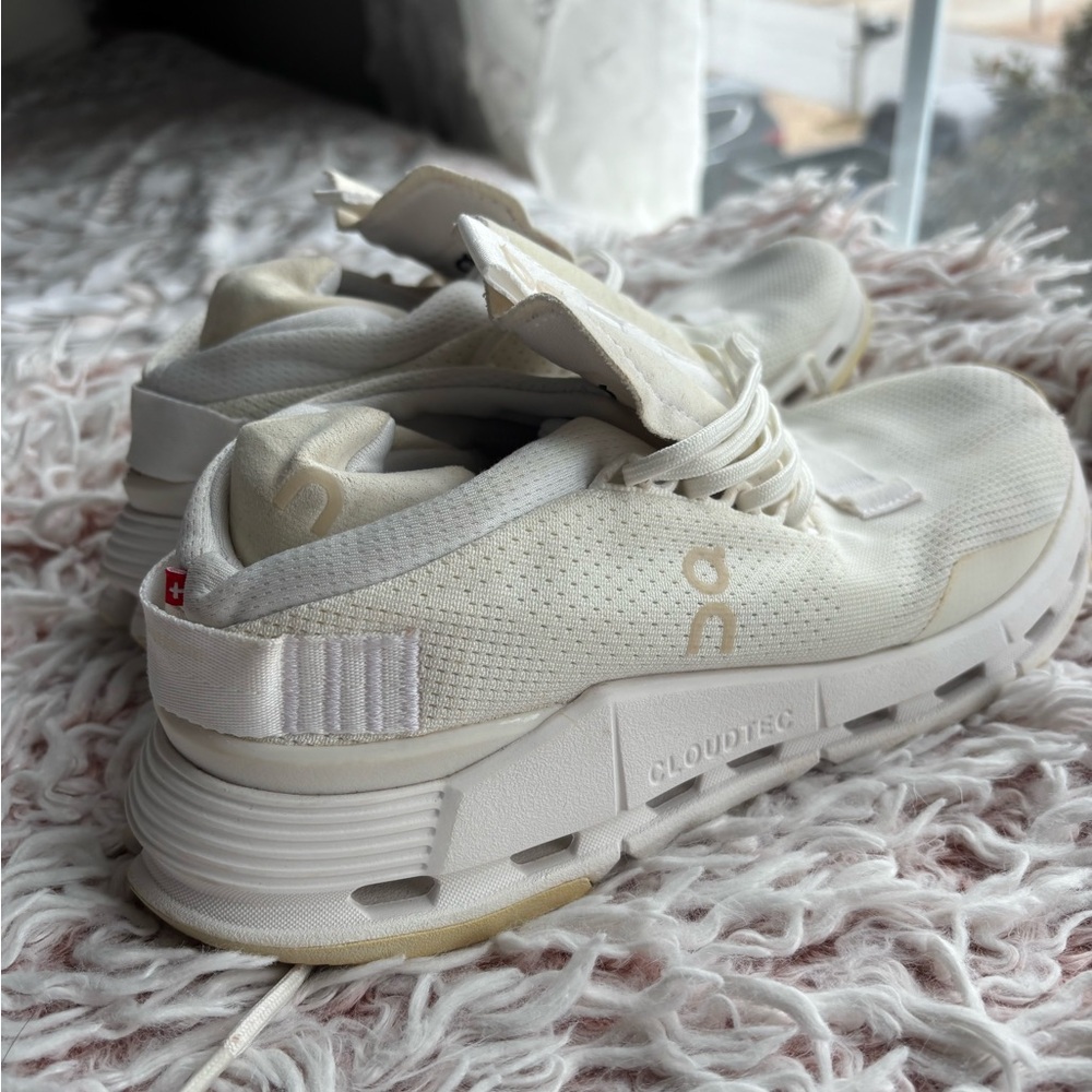On Women's Cloudtec White Sneakers